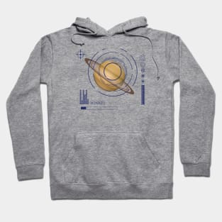 Saturn Exploration Space Travel Hoodie